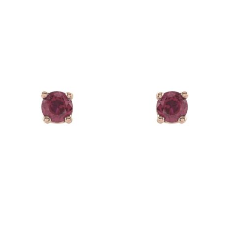 Ruby rose front earring