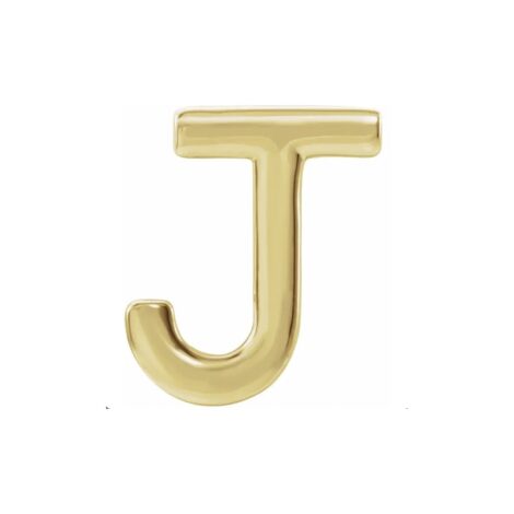 字母耳環J