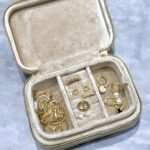 法式雙層絲絨珠寶盒
