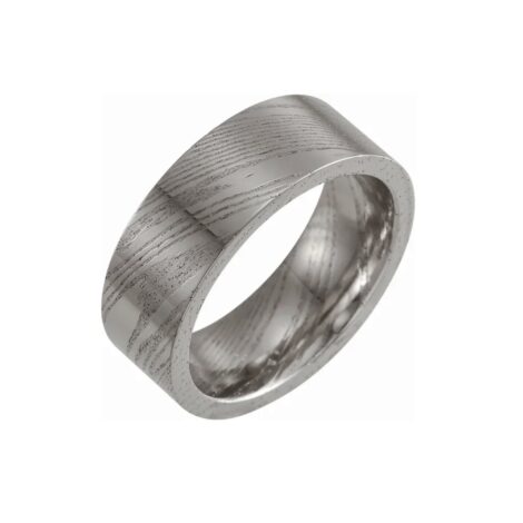 Damascus Steel Ring / 知性木紋鋼戒